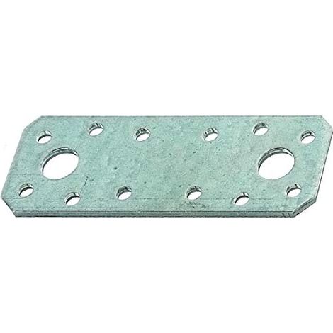 GAH-Alberts 330088 Lastrina di giunzione piana, Acciaio, 100 x 35 mm / 25 pz (1/3)