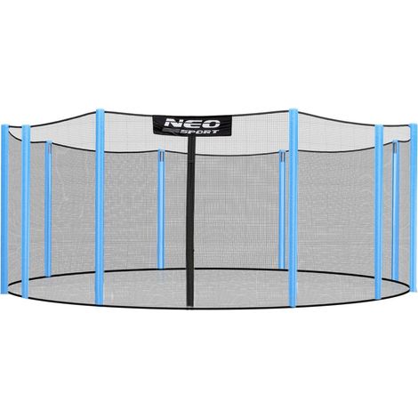 Außenschutznetz Neosport 465 cm (15 Fuß) mit 10 Pfosten
