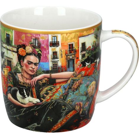 Tazza in latta Carmani da 370 ml - Frida Kahlo/Autoritratto (1/3)