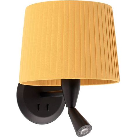 Faro SAMBA - Lampada da lettura Lampada da parete Nera, E27 (1/4)