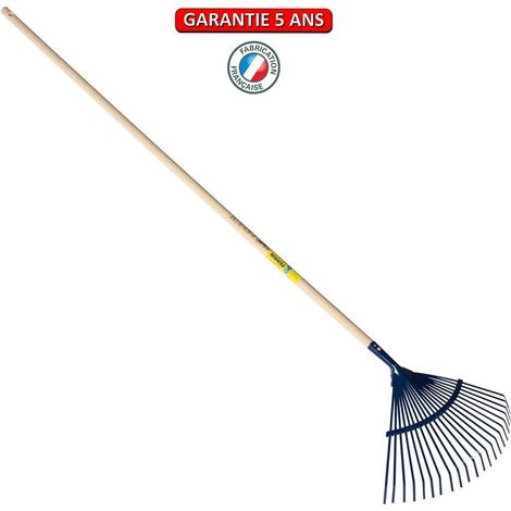 Flachzahniger Rasenbesen mit Stiel OUTILS PERRIN