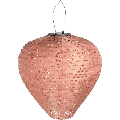 Arna Laterne wiederaufladbar rosa.