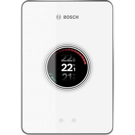 Bosch Regulador WLAN inteligente EasyControl pantalla táctil, conexión App, blanco, 7736701341