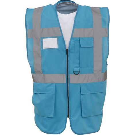 Gilet multifonction haute visibilité Yoko Bleu Saphir M (1/2)