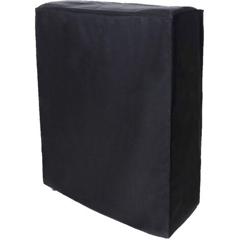 royaluxe-Housse de lit pliante, housse de rangement pour lit pliant noir portable housse de lit pliante housse de protection anti-poussière pour intérieur extérieur(85 33 107cm)