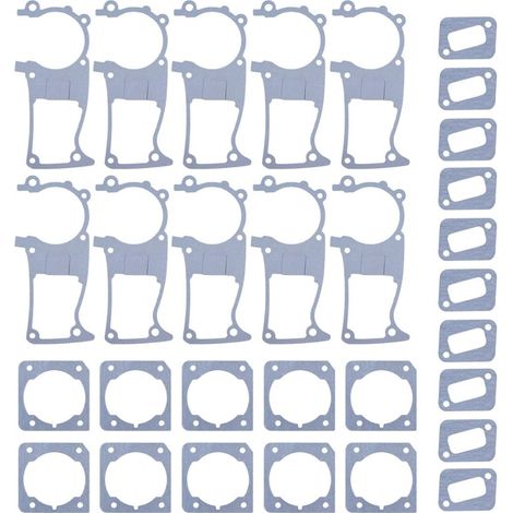 Jeu de joints pour Jonsered CS 2141 2145 2149 2150 2152 2153 Husqvarna 340 345 346XP 350 Carter de moteur de tronçonneuse Cylindre Silencieux (1/5)