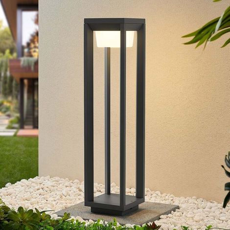 [GEBRAUCHT] B-Ware Prios Wegeleuchte Gartenleuchte Gamion LED Pollerleuchte anthrazit 60cm IP54 (1/2)