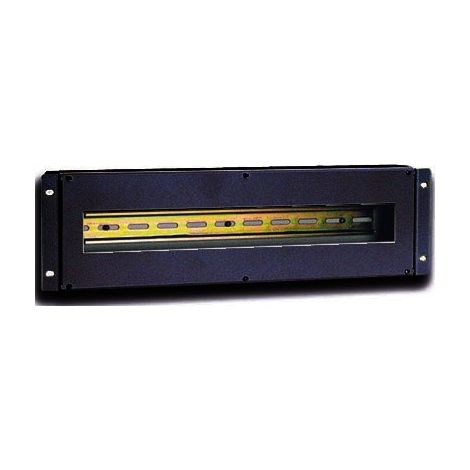 Contenitore Guida DIN 3U per Armadi 19'' Nero di alta qualit� - INTELLINET