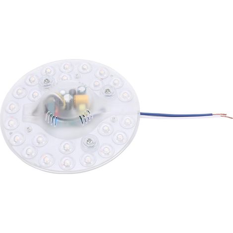 Ventilation LED [Panneau lumineux LED pour ventilateur de plafond] Modèle 4,9 pouces PC Panneau à 3 températures de couleur (1/5)