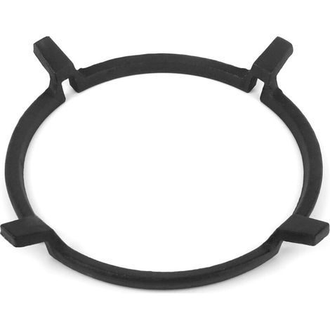 Support de Poêle à Wok en Fonte, Antidérapant Adaptateur Wok Gaz Bague Réducteur de Gaz en Acier Inoxydable pour Brûleurs, Plaques à Gaz, Cuisinières, Gaz Poêle Accessoires (1/5)