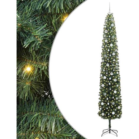 vidaXL Albero di Natale artificiale Verde 270 cm