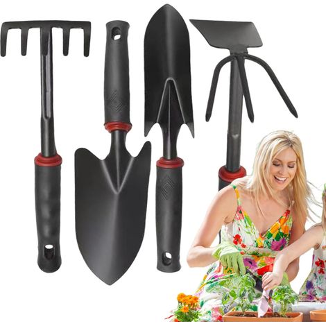 Kit de Jardinage - 4 Outils d'entretien du Jardin - Accessoires (1/5)