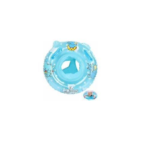 Bouée bébé, siège de piscine bébé, bouée gonflable, bouée flottante (bouée bleue) (1/5)