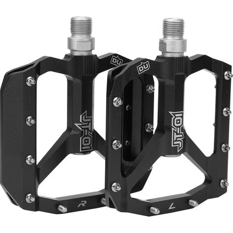 ZTTO Pédales VTT Alliage d'Aluminium avec Roulements pour Vélo, Pièces Cyclisme Noir (1/5)