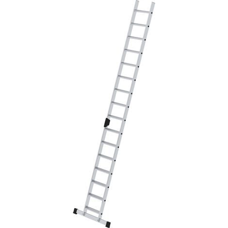 MUNK Stufenanlegeleiter mit Traverse und Ergo-Pad 16 Stufen (1/5)