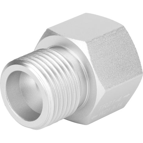 TR21x4 auf W21.8-14 Aluminiumadapter für CO2-Gasflaschen, silberner Konverter (1/5)