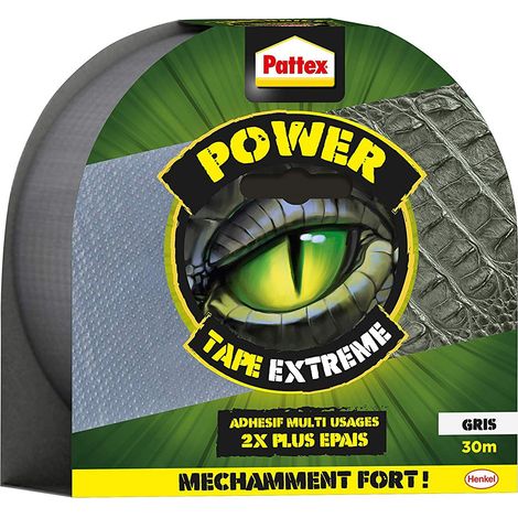 PATTEX - Pattex power tape extrême gris 30m (1/5)