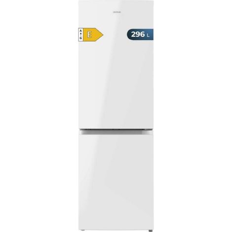 Cecotec Frigorífico Combi 2 Puertas Bolero CoolMarket Combi 296 DF White E, Blanco, 296 L, 60 cm de ancho, Funciones FastCooling (1/5)