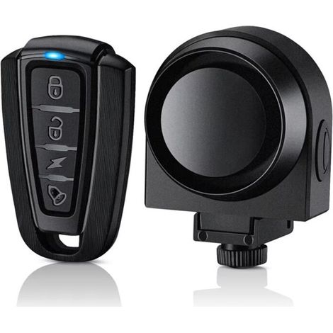 Allarme antifurto a vibrazione senza fili per biciclette e motociclette, ricaricabile tramite USB, sistema di sicurezza impermeabile. (1/2)