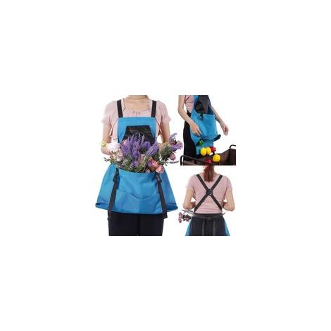 Tablier de cueillette horticole avec grande poche (ensemble de 2 pièces) (1/5)