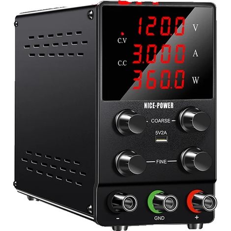 Alimentation CC, sortie 30V, courant 10A (1/2)