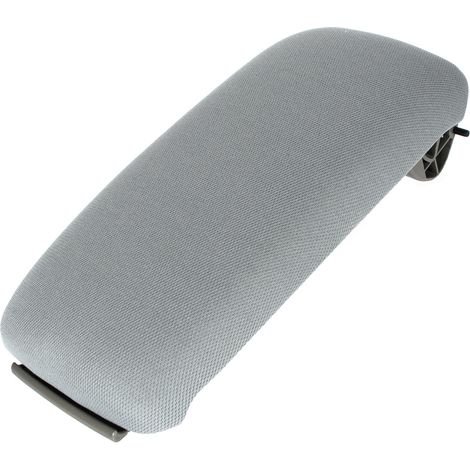 Tapa del reposabrazos con botón y juego de tapicería de tela gris para Audi A3 8P 03-12 (1/2)