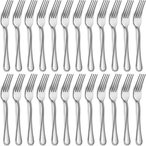 Fourchettes de Table en Acier Inoxydable, 7,87 pouces (20cm), Poli Brillant Passe au Lave-vaisselle (1/5)