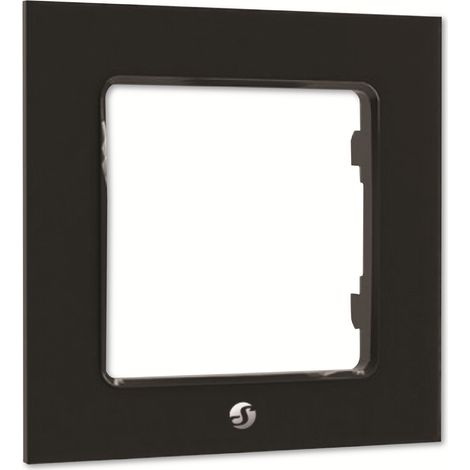 Shelly Einzelschalterrahmen (schwarz)