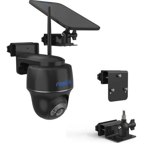 Support de gouttière pour caméra de sécurité 3MP, 4MP/2K, 5MP/2K, 4K/8MP, Go PT Ultra/Plus (Noir) (1/5)