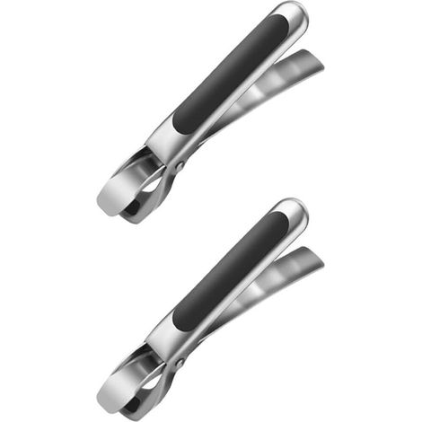 Juego de 2 pinzas antiescaldaduras, pinzas para tazones calientes, pinzas para horno, pinzas de cocina, clip antiescaldaduras para tazones calientes (1/5)