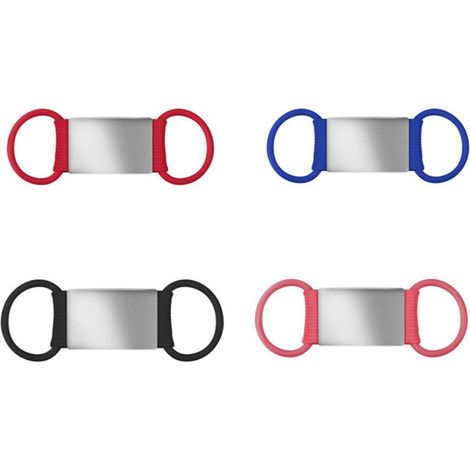 Filiyano-Plaque d'identification pour animaux de compagnie en silicone et acier inoxydable, lot de 4, en acier inoxydable, personnalisable pour chien