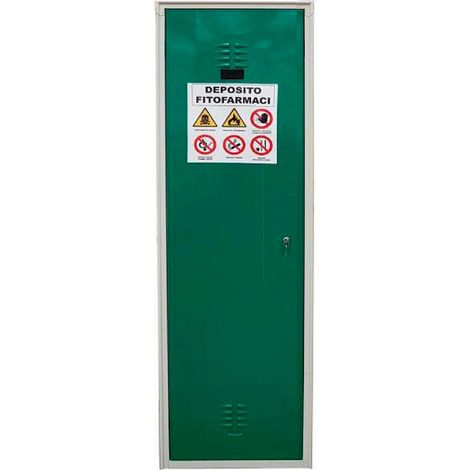 Armadio per fitosanitari a 1 anta 60x40x180cm