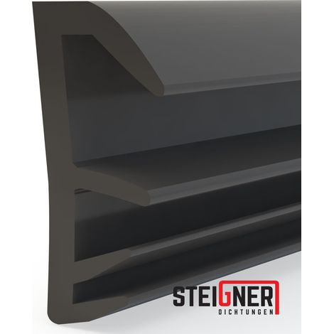 Steigner – Joint d'étanchéité pour porte et fenêtre en TPE – Largeur de rainure 5 mm – Longueur 50m – Résistant aux intempéries et aux UV - SFD14