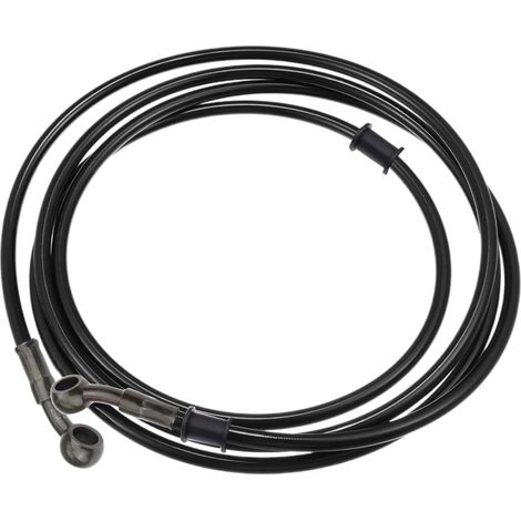 200cm Tuyau de Embrayage Frein de Moto 28 Degrés Tuyau d'huile de Moto Hydraulique Renforcé Tuyau d'Huile de Frein Motocross Durite Frein Tuyau de Conduite de Frein Noir (1/5)