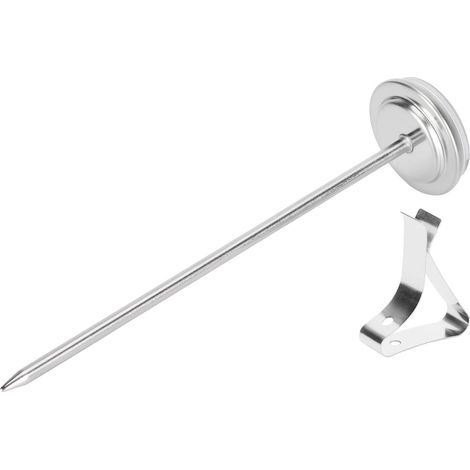 Thermomètre à Pointeur Cadran 5,5 X 1,3 Pouces avec Clip (1/5)