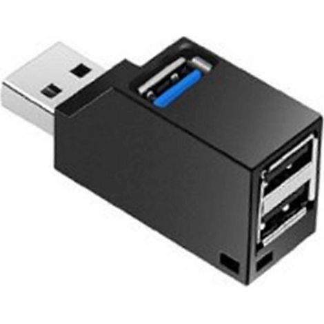 Hub USB 3.0, mini prolongateur USB 2.0/3.0 à 3 ports avec lecteur de cartes pour ordinateur portable, Plug and Play (1/4)