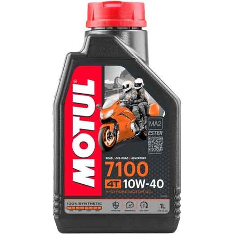 LUBRIFICANTE MOTO '7100' 10W-40 4 TEMPI MOTUL 1 lt