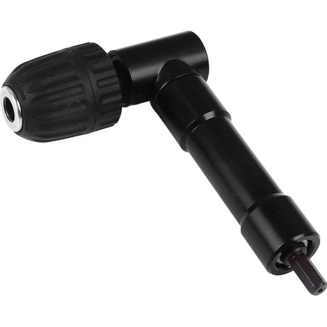 Fixation à Angle Droit pour Perceuse électrique, Convertisseur à Angle Droit, Adaptateur De Perceuse d'angle à 90 Degrés pour Les Réparations Domestiques Et Industrielles(Plastic) (1/5)