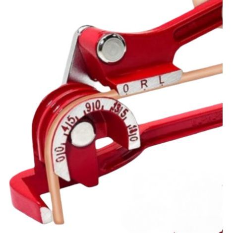 3-in-1 manual tube bender, lever type, 180-degree lever, robust bending, suitable for copper, brass and aluminum. (1/5)