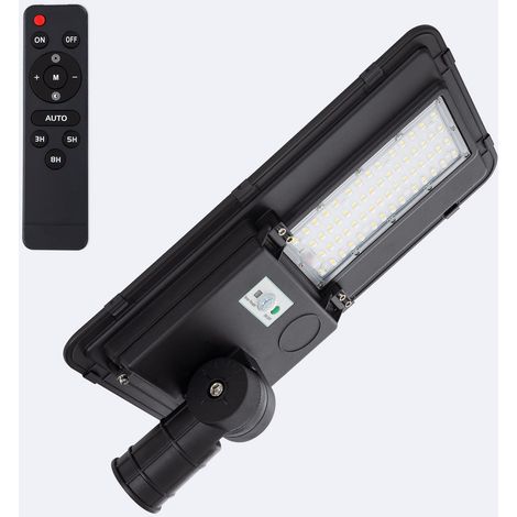 Farola LED Solar 1000 lm 125 lm/W Sinaí con Sensor Movimiento  6000K Blanco Frío (1/4)