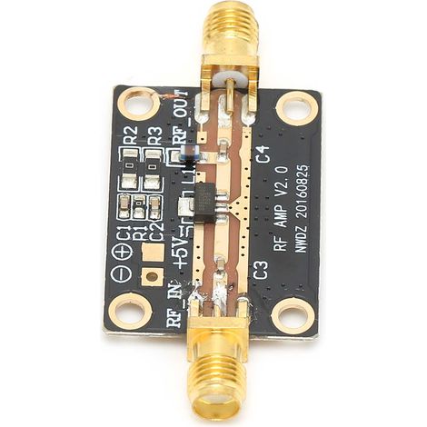 Module amplificateur RF à large bande 0,05‑6 GHz, haute linéarité, composant électronique de puissance moyenne (1/5)