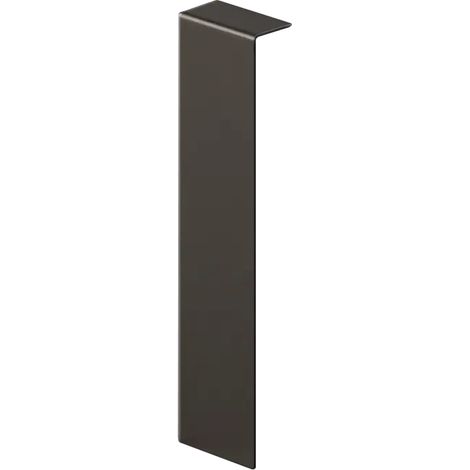 Ilcom FCI-Verbindung für FC-Stahl-Sockelleisten 60mm x 20mm x 10mm- Schwarz matt