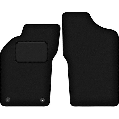 Tappetini anteriori per auto: Alfa Romeo 155 berlina (1995-1999) neri (1/5)