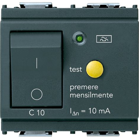 Interruttore Magn. Differenziale 1P+N 10A 0.01 Vimar 16511.10 Idea