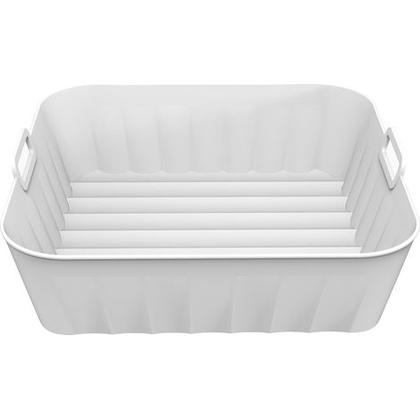 Plaque De Cuisson - Plaque En Silicone Alimentaire Réutilisable Pour Friteuse À Air - Résistante Jusqu'à 230 °C - 21 X 21 Cm - 1 Pièce (1/5)