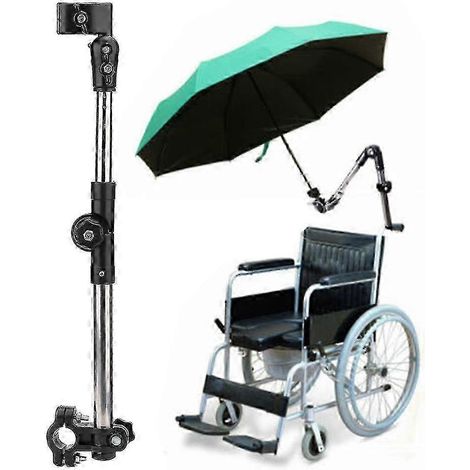 Support de fixation multifonctionnel pour parapluie de poussette/fauteuil roulant, poignée et cadre de support, connecteur, édition 527 (1/5)