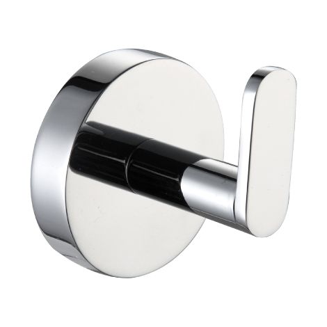 Appendiabito appendino bagno linea Onia in ottone cromato (1/2)