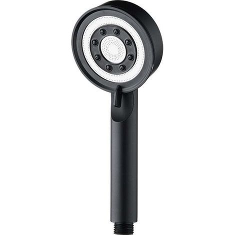 Pommeau de Douche à Haute Pression économie d'eau, Pommeau Douche Anti Calcaire Économie d'Eau, Douchette Douche avec 5 modes de jet, Facile à Installer ( Misted Black) (1/5)