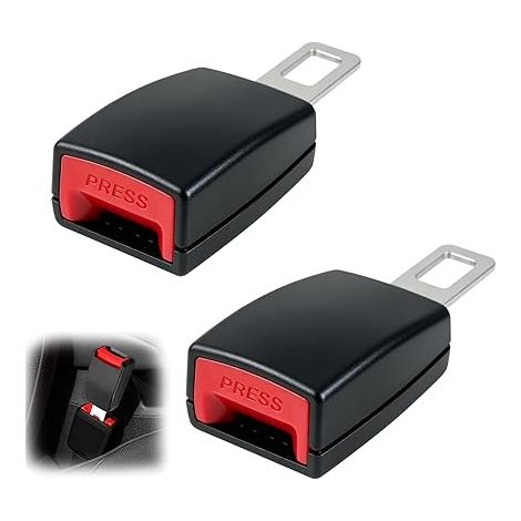 2pcs Universal Accessories universel réglable siège auto accessories 12CM couleur Noir Rouge pour la plupart des modèles (1/5)