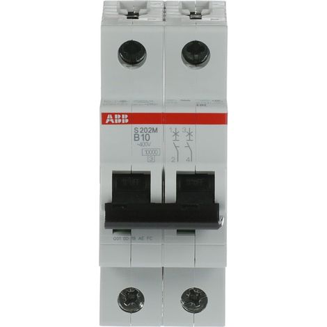 Disjoncteur S200M 2P B10 10kA - ABB2CDS272001R0105 (1/5)